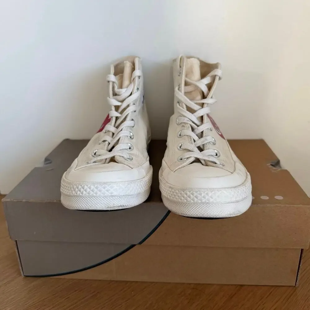 Comme des Garçons play x Converse no cancellations
